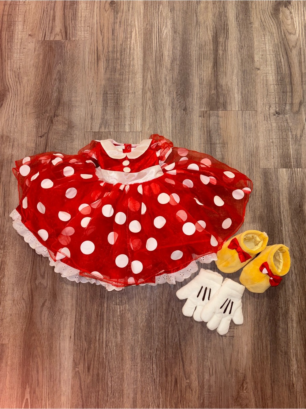 USED Baby Girl Minnie Mouse Costume